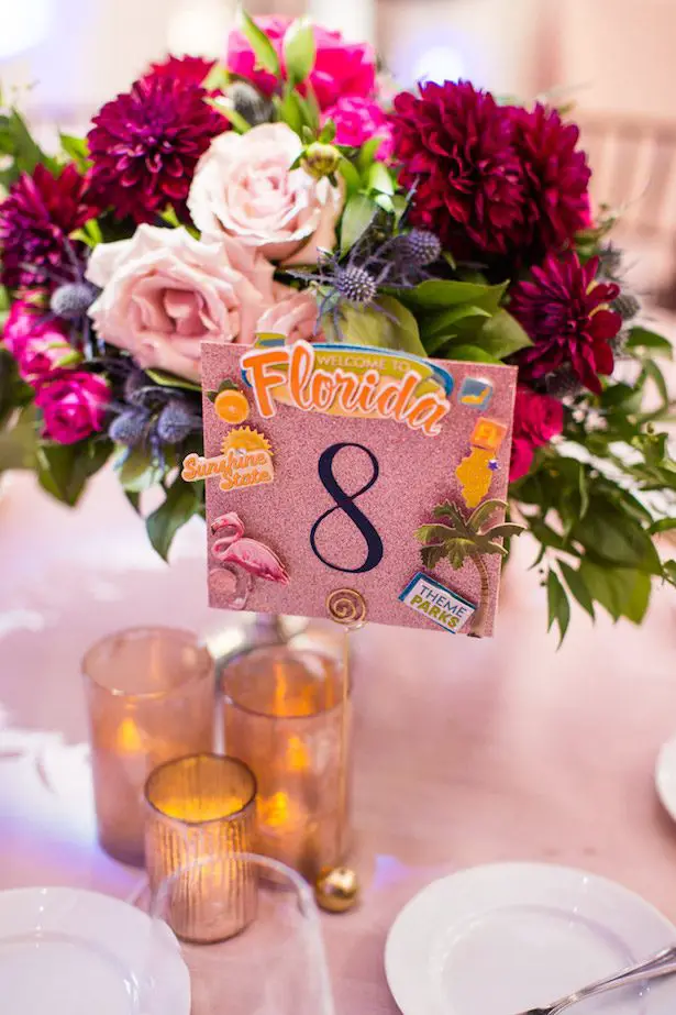 Wedding Table Number - Embrace Life Photography