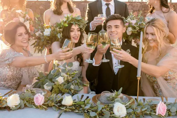 Wedding Toast - Sparrow and Gold Photography