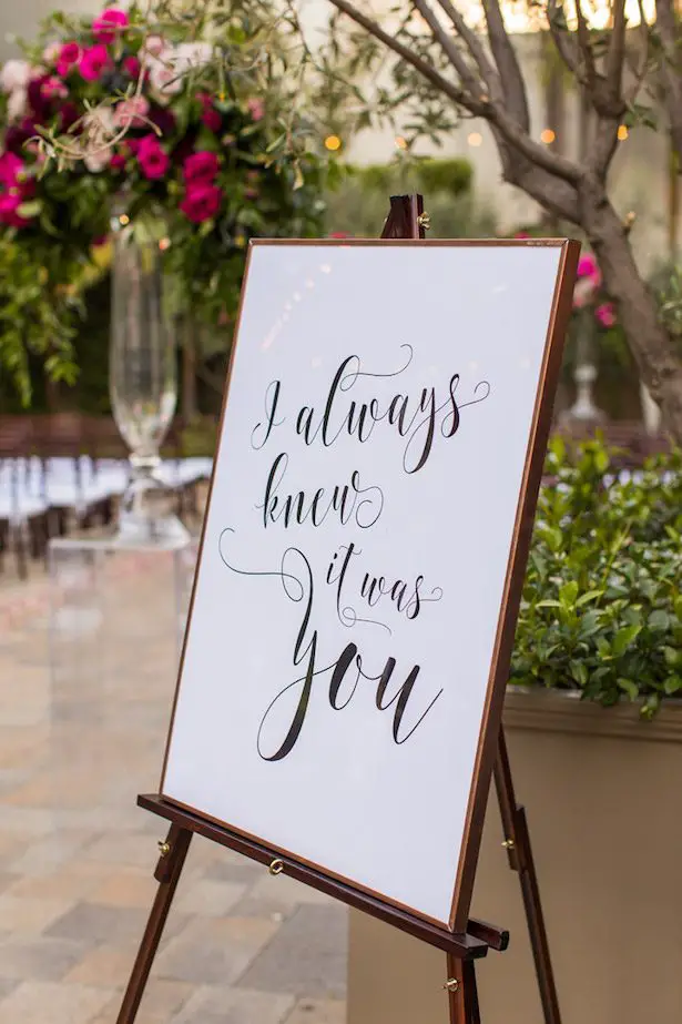 Wedding sign - Embrace Life Photography