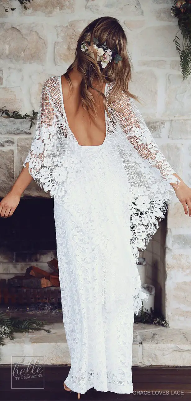 Rustic wedding dress by Grace Loves Lace 