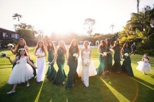 Sophisticated bridal party- Photography: Callaway Gable