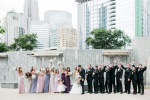Ultra Viole Modern Wedding Party - Casey Hendrickson Photography