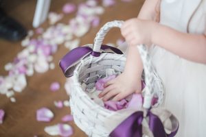 Wedding flower girl basket - Casey Hendrickson Photography
