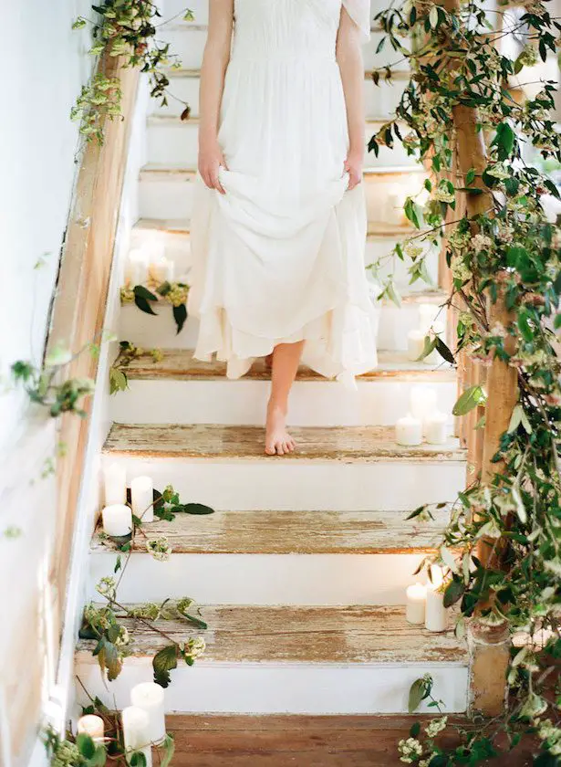 Wedding Staircase Decor - KRISTEN LYNNE PHOTOGRAPHY
