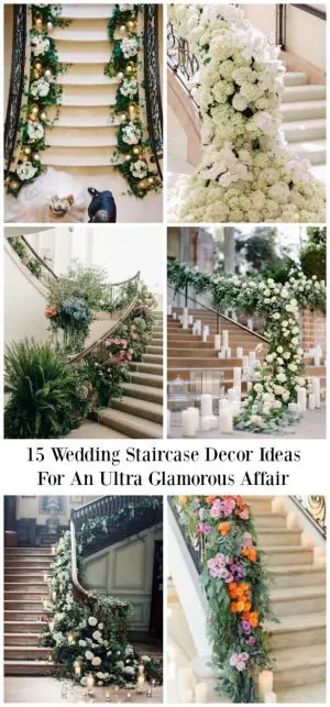 Wedding Staircase Decor