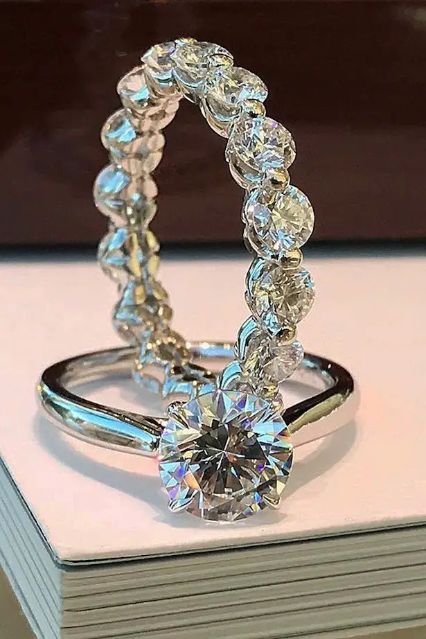 Diamond Engagement Ring - white gold solitaire round cut - Joe Escobar Diamonds