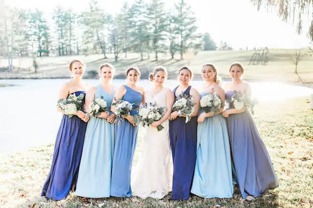 Blue Bridesmaid Dresses - Lieb Photographic 