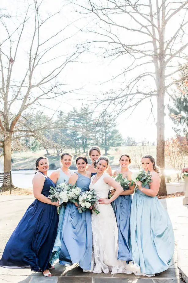 Blue Bridesmaid Dresses - Lieb Photographic 