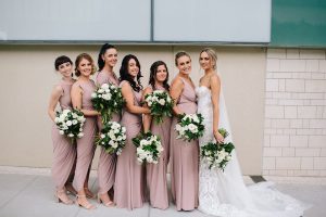Blush bridesmaid dresses - Photography: Prue Franzman