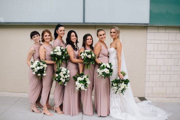 Blush bridesmaid dresses - Photography: Prue Franzman