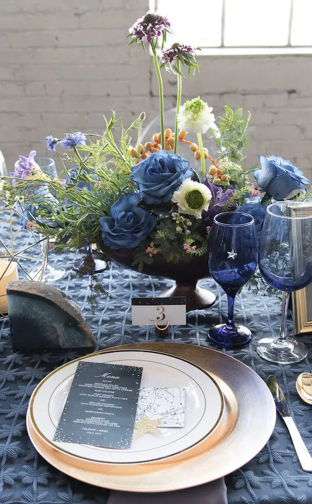 Celestial Wedding Menu by Shutterfly - Vanessa Anne Photography