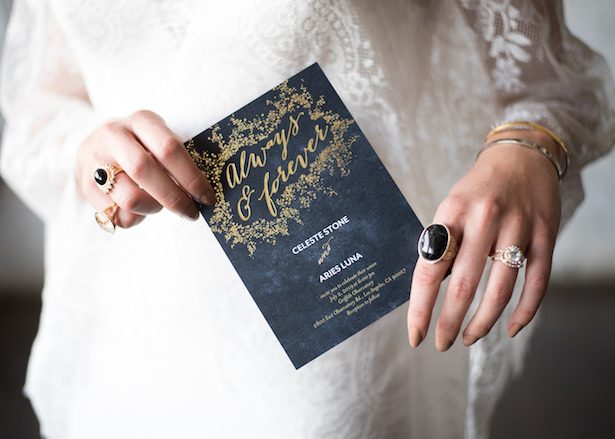 Celestial Wedding Invitation - Vanessa Anne Photography