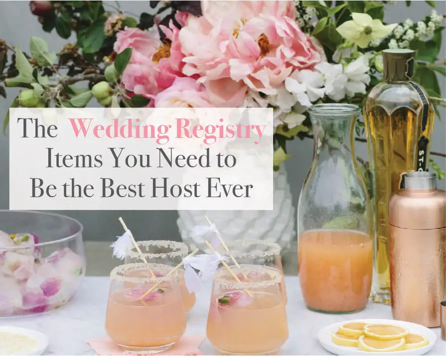 The Wedding Registry Items You Need to Be the Best Host Ever - Crate and Barrel