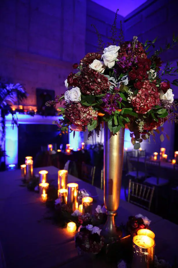 Elegant tall wedding centerpiece - Tab McCausland Photography