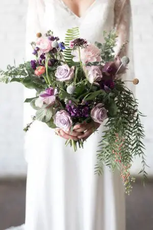 Ultra Violet Purple Wedding Bouquet - Vanessa Anne Photography