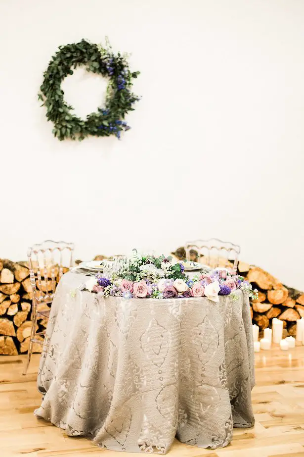 Pastel wedding sweetheart table - Esther Funk Photography