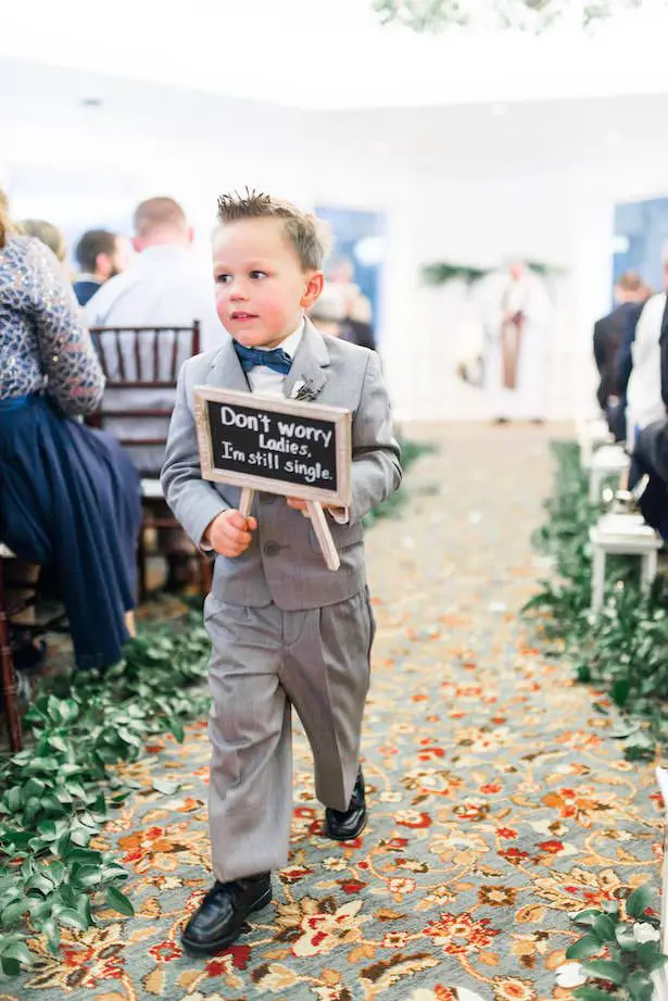 Ring Bearer Sign - Lieb Photographic