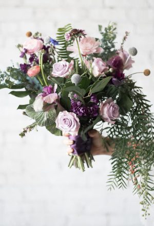 Ultra Violet Purple Wedding Bouquet - Vanessa Anne Photography