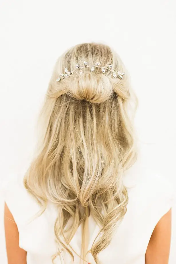 Bridal hairstyle - Esther Funk Photography