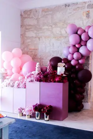 Wedding balloon backdrop - Sweet Event Styling by Thanh