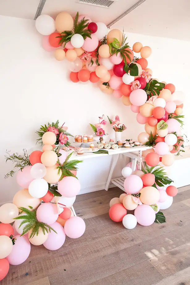 Wedding balloon installation - Photographer: Kayla Plouffe