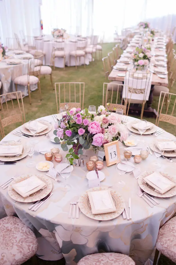 Elegant Tent Wedding Reception Decor - Acqua Photo Photography