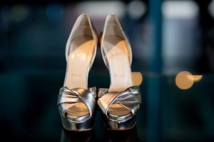 Gold wedding shoes - Hollywood Pro Weddings