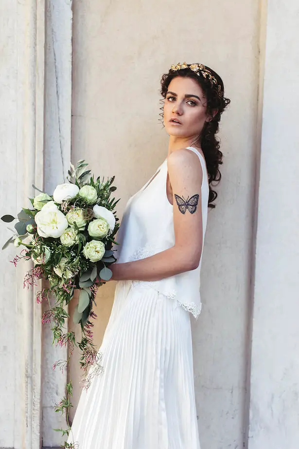 Greek meets Modern Wedding dress - Photography: Miriam Callegari
