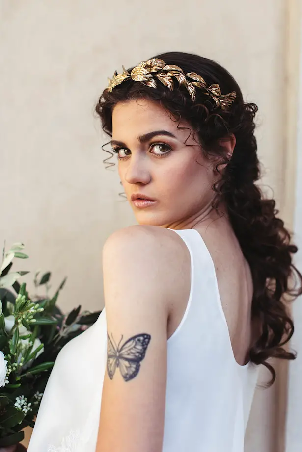 Greek meets Modern Wedding hair and makeup - Photography: Miriam Callegari