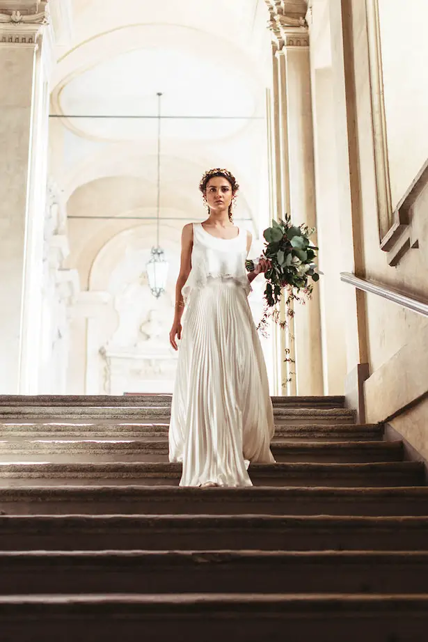 Greek meets Modern Wedding dress - Photography: Miriam Callegari