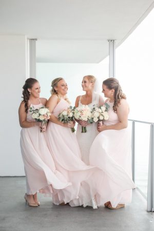 Long blush bridesmaid dresses - Lifelong Photography Studio