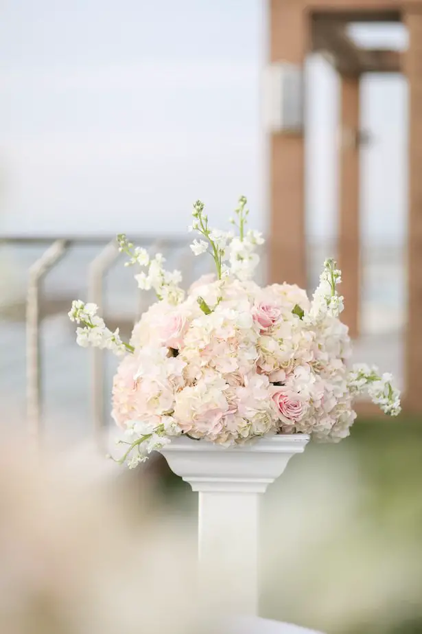 Outdoor Wedding ceremony decorations and flowers - Lifelong Photography Studio