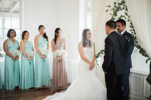 Pastel wedding ceremony - Brooke Images