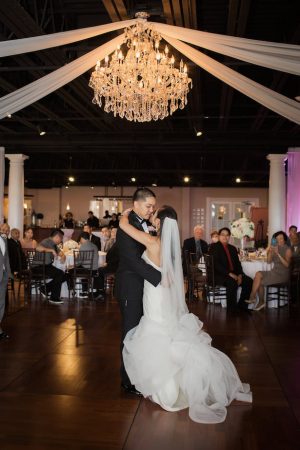 Romantic wedding photo first dance - Brooke Images
