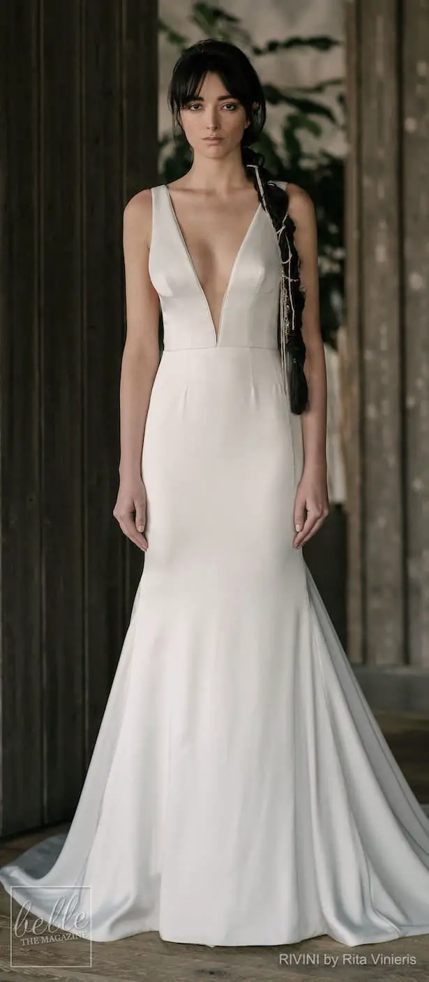 Simple Wedding Dresses Inspired by Meghan Markle - RIVINI by Rita Vinieris