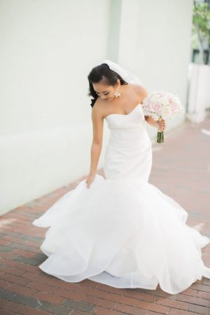 Simple mermaid wedding dress - Brooke Images