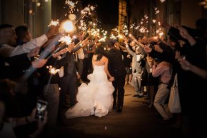 Wedding Sparklers - Brooke Images