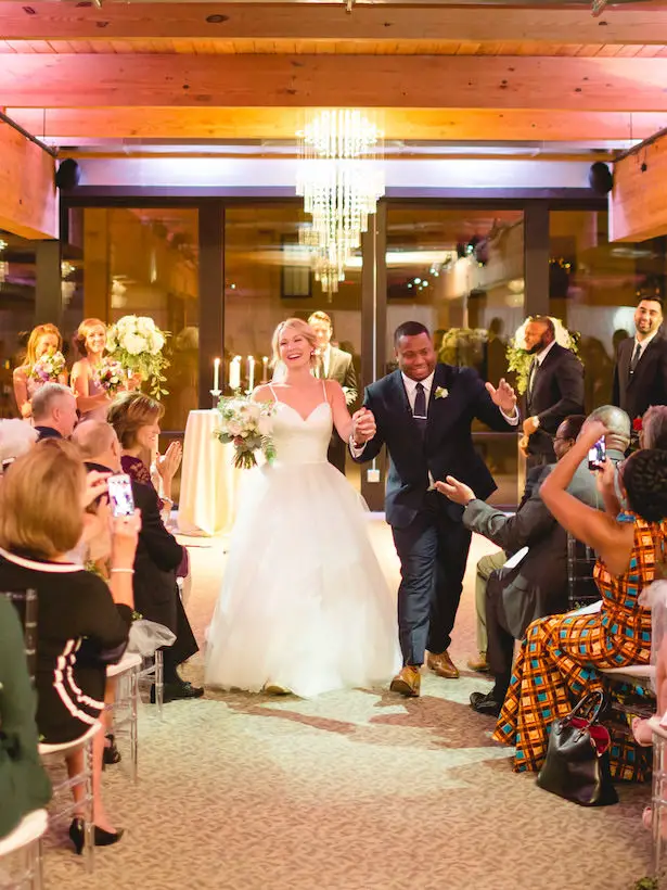 Ballroom modern wedding ceremony - Photography: Rochelle Louise