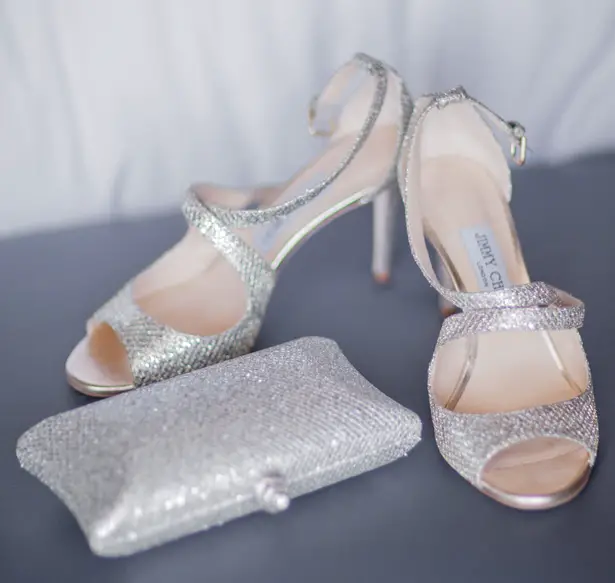 Blush Wedding Shoes - Clane Gessel Photography
