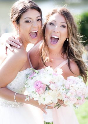 Bride and maid of honor picture - Clane Gessel Photography