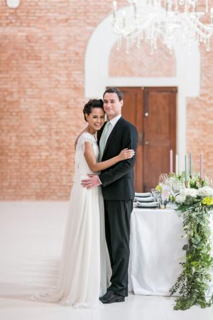 Gorgeous Modern Wedding Tablescape - Nora Photography