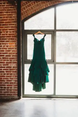 Green Engagement Dress - Photography: Dewitt for Love LL