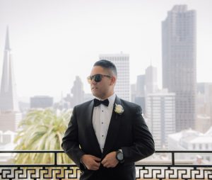 Grooms Classic Black Tux - Clane Gessel Photography