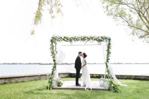 Lux Wedding Ceremony Decor - Nora Photography