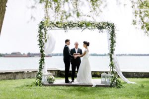 Modern Wedding Ceremony Decor - Nora Photography