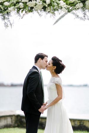 Romantic Wedding Kiss Photo - Nora Photography