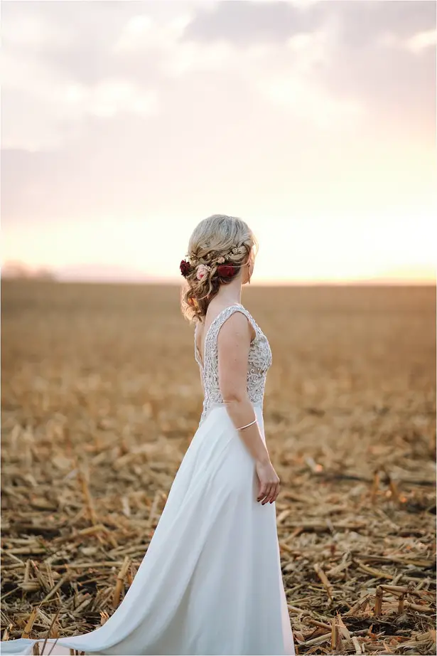 Rustic BoHo Wedding Dress - The Shank Tank