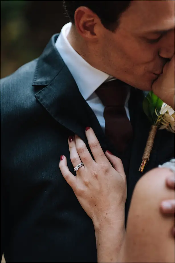 Rustic Wedding Kiss - The Shank Tank