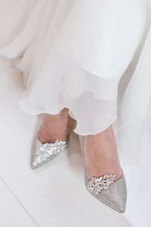 Silver Wedding Shoes - Nora Photography