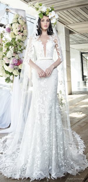 Yumi Katsura Spring 2019 Wedding Dresses Life Is A Garden Bridal Collection - FELICITY WITH VEIL